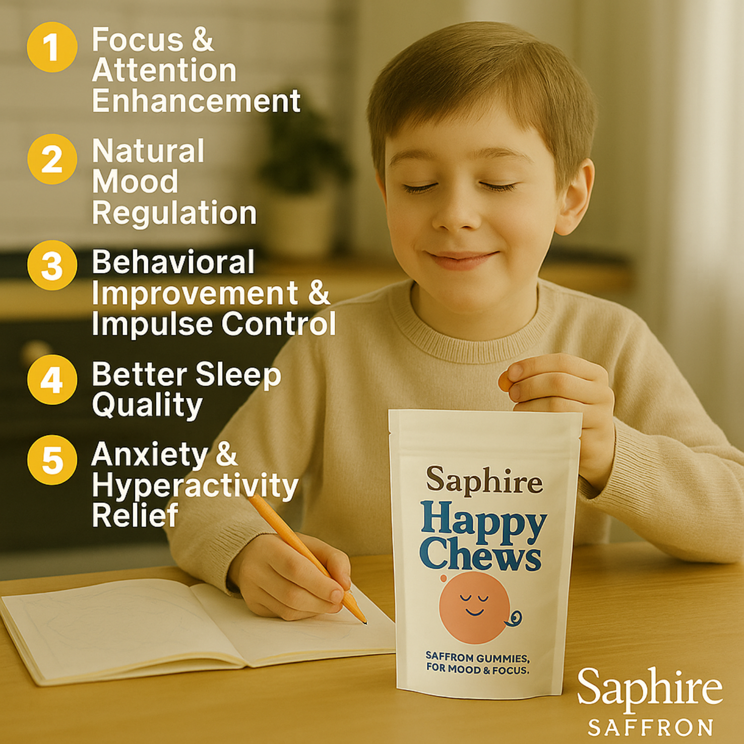 Saphire Saffron Gummies