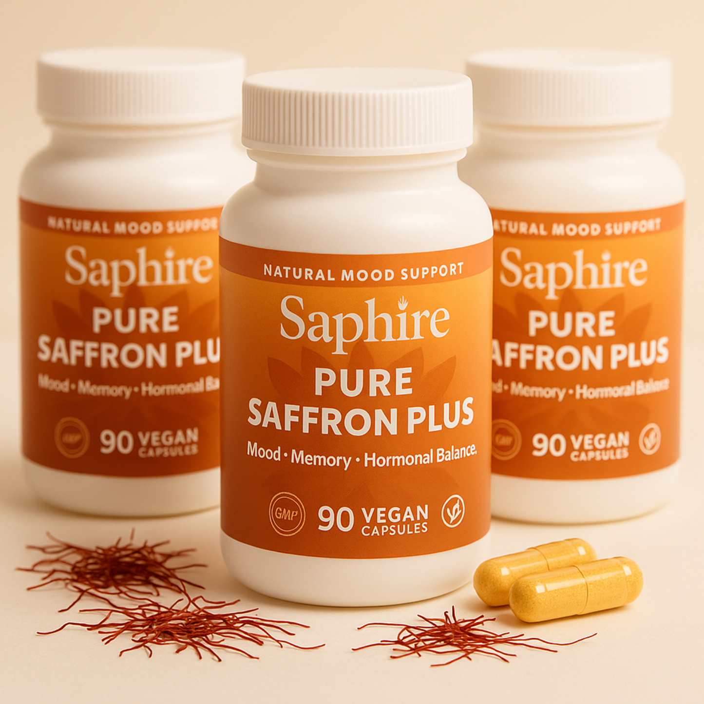 Saphire Happy Saffron Powder Capsules