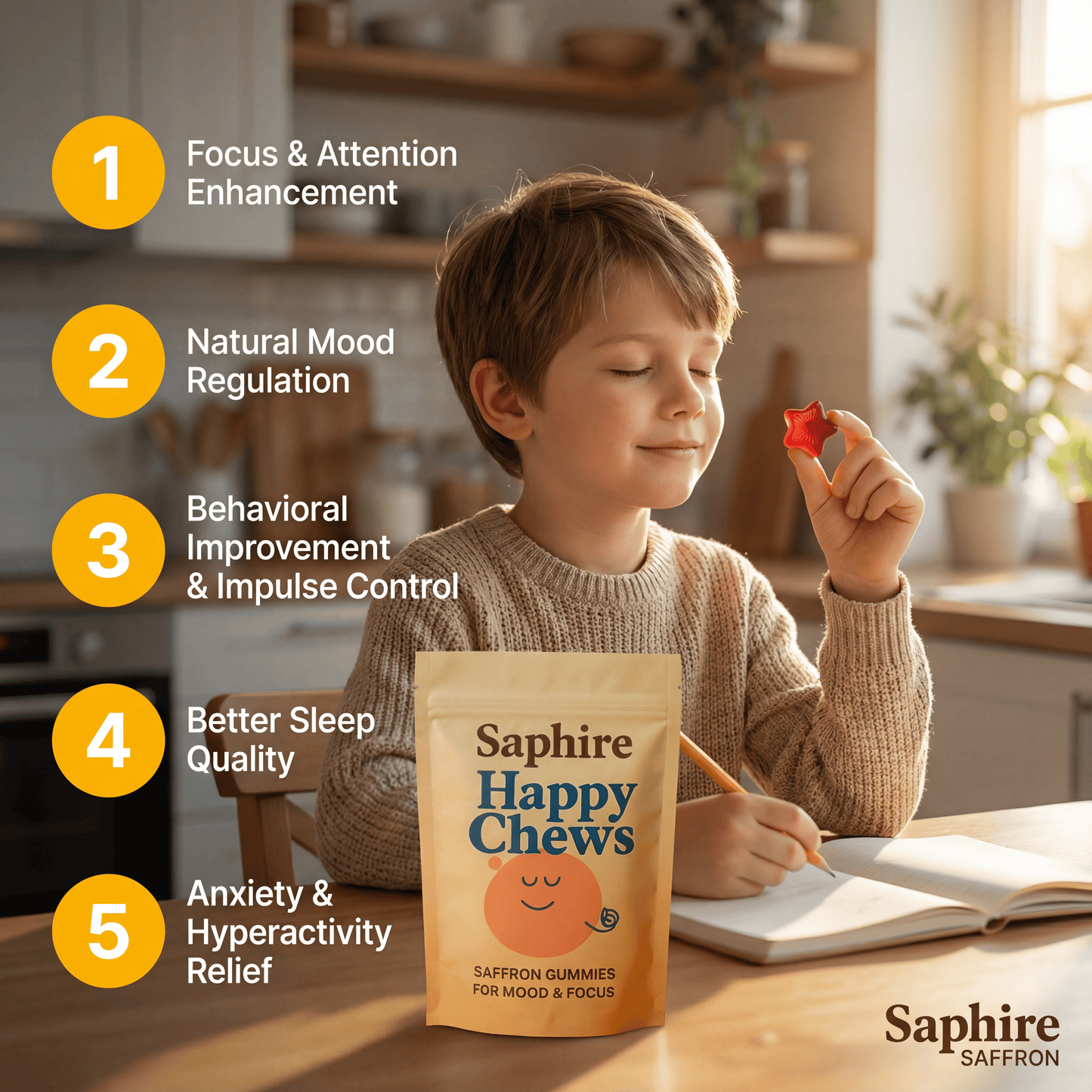 Saphire Saffron Gummies